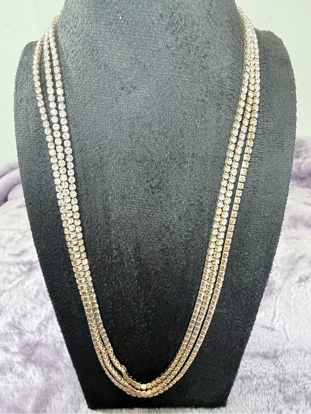 64" Continuous Rhinestone Loop - No Clasp